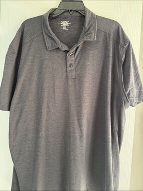 Men's Short Sleeve Polo Shirt - Charcoal Gray